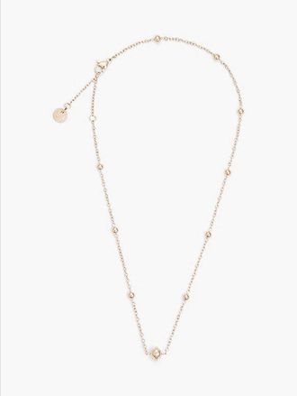 Tommy Hilfiger Ionic Carnation Gold-Plated Orb Necklace