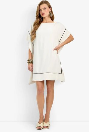 Trina Turk Kalena Caftan Dress in Bonita Beige at Nordstrom, Size X-Small/small