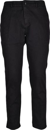 Department Five Slim-Fit Black Chino Trousers with Tailored Design