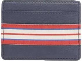Ines De La Fressange Le Parisien Kaarthouder - Dames - Portefeuilles - Blauw - ONE Size - Leer - Accessoires