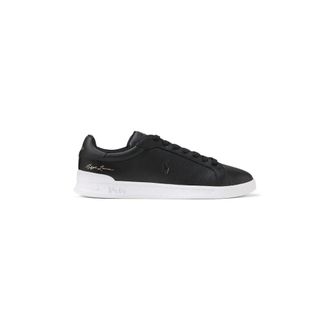 Polo Ralph Lauren Schoenen, Heren, Zwart, 45 EU, Leer, Hrt Crt Sig