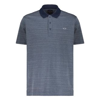 Paul & Shark Paul & Shark, Polo Shirts, male, Blue, Size: 2XL Cotton Polo Shirt