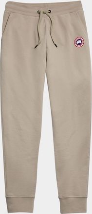 Canada Goose Mens Huron Logo-Patch Sweatpants