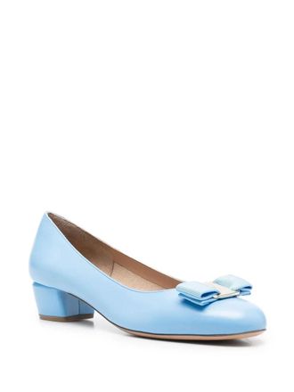 Ferragamo Devin Parker Pump - Blue