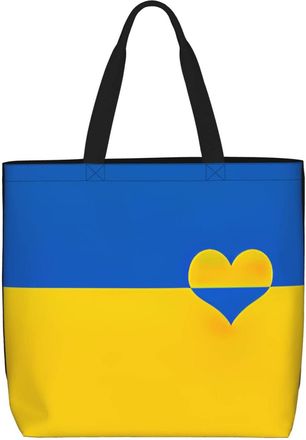 Generic Women Handbag Free Ukraine Handbag Print Waterproof Shopping Bags, For Holiday, Daily, Wedding, Graduation, Birthday