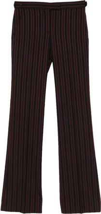 Alexander McQueen Pantaloni gessati - Nero