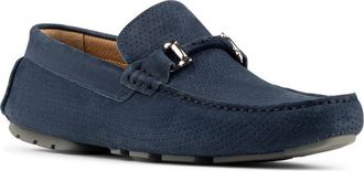 Donald J Pliner Drexel Moc Toe Loafer in Navy at Nordstrom Rack, Size 10.5