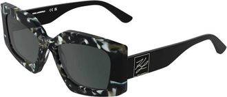 Karl Lagerfeld Kl 6206S Zonnebril - Dames - Zonnebrillen - Grijs - 54 MM - Accessoires