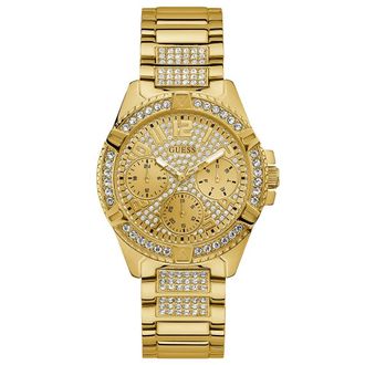 Guess W1156L2 Dames Gouden Horloge Met Kristallen