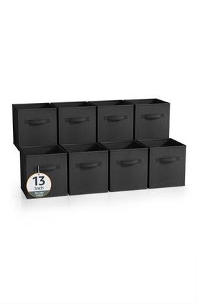 Sorbus 8-Pack Collapsible Storage Cube in Black at Nordstrom Rack