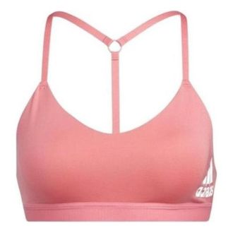 adidas (WMNS) adidas All Me Light Support Training Bra Pink White GL0614