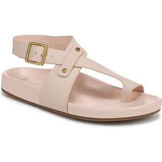 Franco Sarto Blair Ankle Strap Platform Sandal in Soft Blush at Nordstrom, Size 8.5