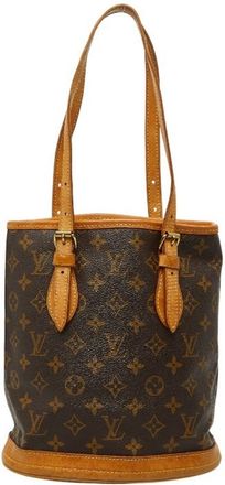 Louis Vuitton Brown Pvc Leather Shoulder Bag Tote Bag (Pre-Owned)