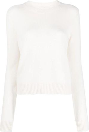 Lisa Yang Kasjmier Crewneck Sweater in Beige - Dames - Cashmere truien - Beige - M - Kasjmier - Truien & Vesten