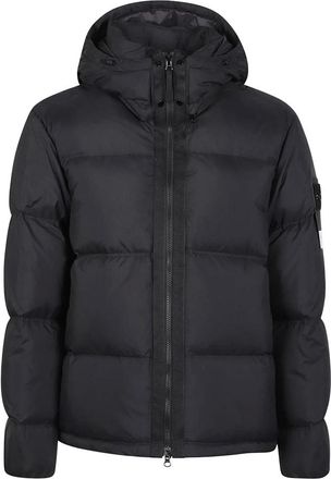 Stone Island Jassen, Heren, Zwart, XL, Winter Jassen