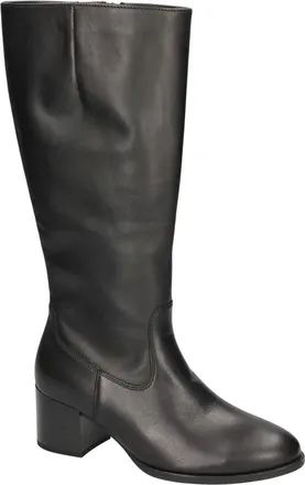 Gabor Foulardcalf Hoge Laars - Dames - Schoenen - Zwart - Maat: 40 EU Zijde