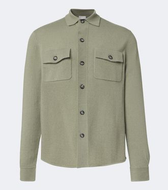 Allude Camisa de punto de lana y cachemir
