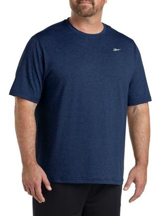 Reebok Big & Tall Performance Perfect T-Shirt in Collegiate Navy Hthr at Nordstrom, Size 3X Big