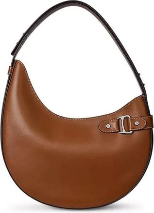 Ralph Lauren Tassen, Dames, Bruin, ONE Size, Leer, Shoulder Bag