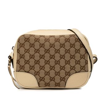 Gucci Tweedehands Gg Canvas Bree Schoudertas