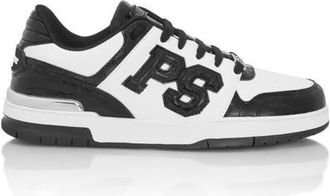 Plein Sport Low-Top Sneakers Ps Cocco Unisex in White/black at Nordstrom, Size 35