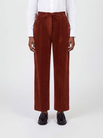 Nude Pants Woman color Red