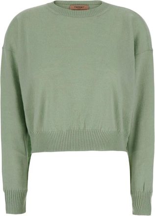 Twinset Donna, Maglie, Verde, XS, new