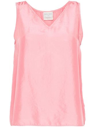 Forte_Forte sleeveless silk top - women - Silk - 0 - Pink