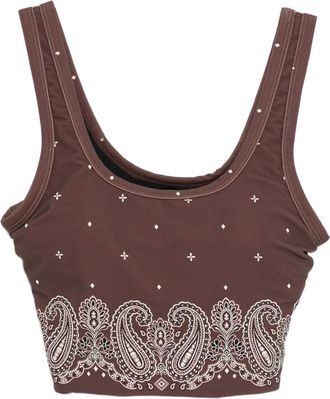 The Upside Mikkola Lou top - women - Recycled Polyamide/Elastane - M - Brown