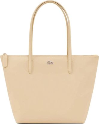 Lacoste Small L.12.12 Concept Tote - Dames - Shoppers - Beige - ONE Size - Tassen