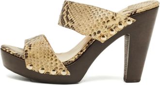 Jimmy Choo London Sandali goffrati - Toni neutri