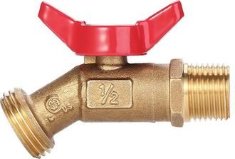OEM Adaptador De Lat&oacute;n Resistente Para Grifo De Agua - Rojo