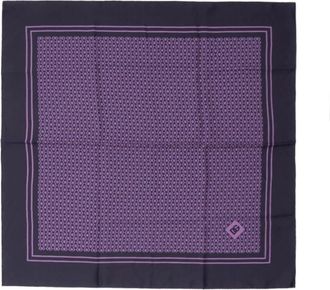 Dolce & Gabbana Zijden Pochet - Heren - Accessoires - Paars - ONE Size - Accessoires