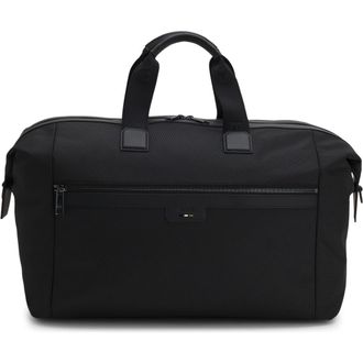 HUGO BOSS Ray Soft Holdall Duffel Bag in Black at Nordstrom
