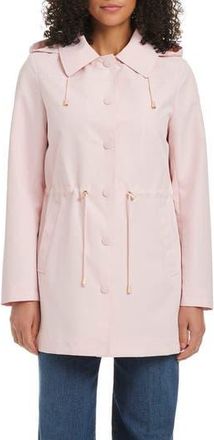 Kate Spade New York Magic Print Hooded Rain Jacket in Blush Pink at Nordstrom Rack, Size X-Large