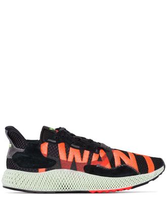 adidas ZX 4000 4D lace-up sneakers - unisex - Polyamide/Polyamide/Rubber - 8 - Black