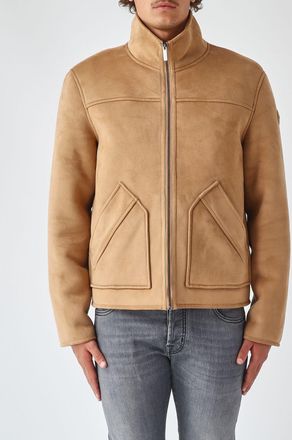 Colmar Giacca corta in pile con collo alto, zip e tasche a toppa