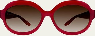 Barton Perreira Orleandra Round Sunglasses