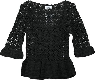 Ganni Mujer, Jerseys, Negro, Talla: M