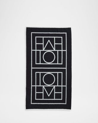 Toteme Monogram Jacquard Beach Towel