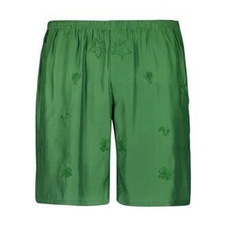 Baziszt Casual Shorts, male, Green, L, Silk Green Thrive Shorts