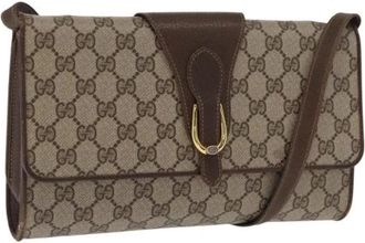 Gucci Pre-owned Cross Body Bags, female, Beige, Size: ONE SIZE Pre-owned Cross Body Bag