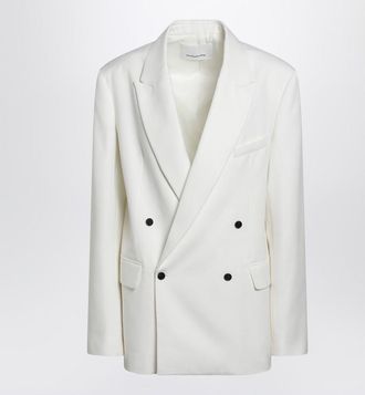 Frankie Shop Double-Breasted Wool-Blend Jacket