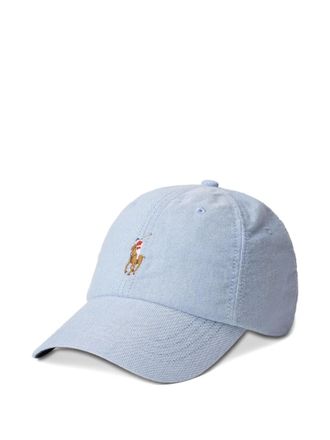 Polo Ralph Lauren embroidered-logo baseball cap - men - Cotton - One Size - Blue