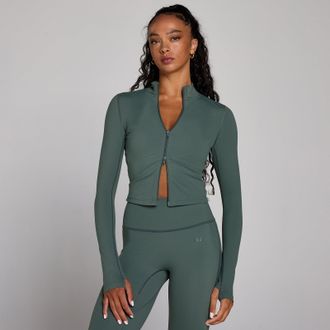 MyProtein Chaqueta corta de entrenamiento Tempo para mujer de MP - Verde nube - XS