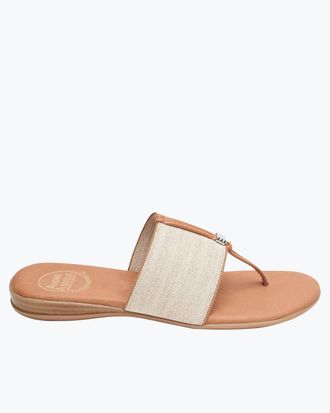Andr&eacute; Assous Womens Nice Featherweights Sandal In Beige