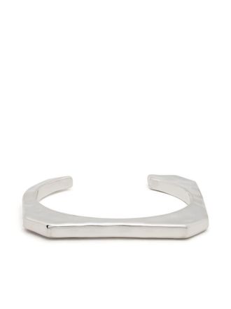 Zadig&Voltaire geometric-cut cuff bangle - Silver