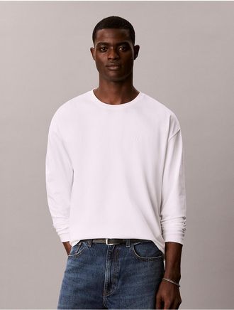 Calvin Klein Jeans Calvin Klein Mens Oversized Monologo Tee - White - 2XL