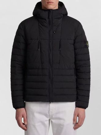 Stone Island down hooded puffer jacket