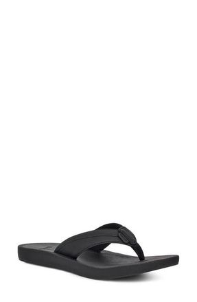 Sanuk Cosmic Aquarius Water Friendly Flip Flop in Blk at Nordstrom, Size 10